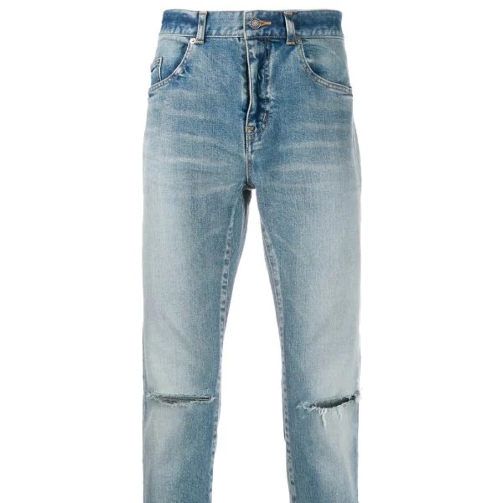 Saint Laurent Paris 
Vintage Blue Jean